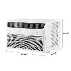 Hisense 350-sq ft Window Air Conditioner with Remote (115 Volts, 8000-BTU) Wi-Fi enabled