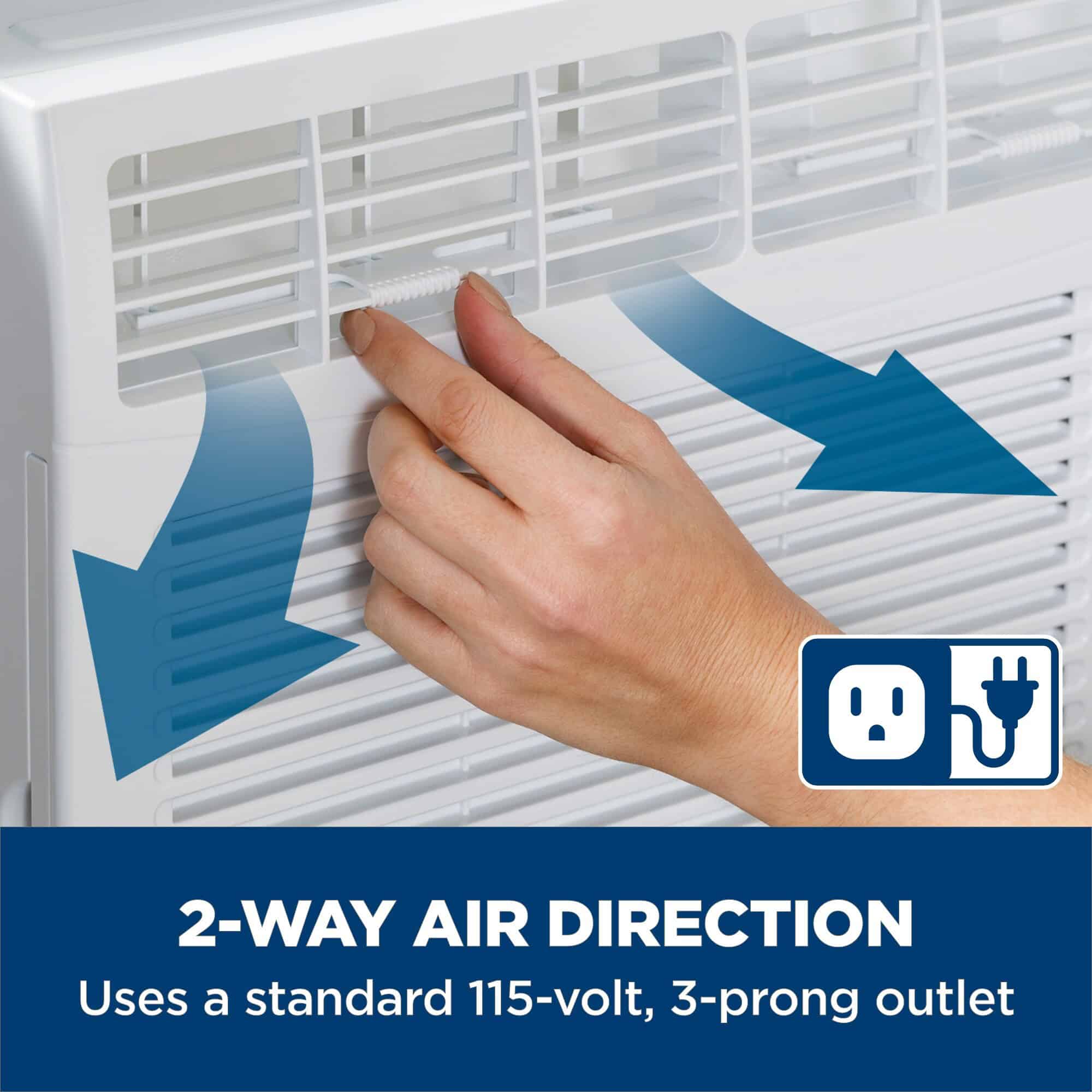 GE 6,000 BTU Electronic Window Air Conditioner for Small Rooms up to 250 sq ft.