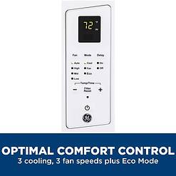 GE 6,000 BTU Electronic Window Air Conditioner for Small Rooms up to 250 sq ft.