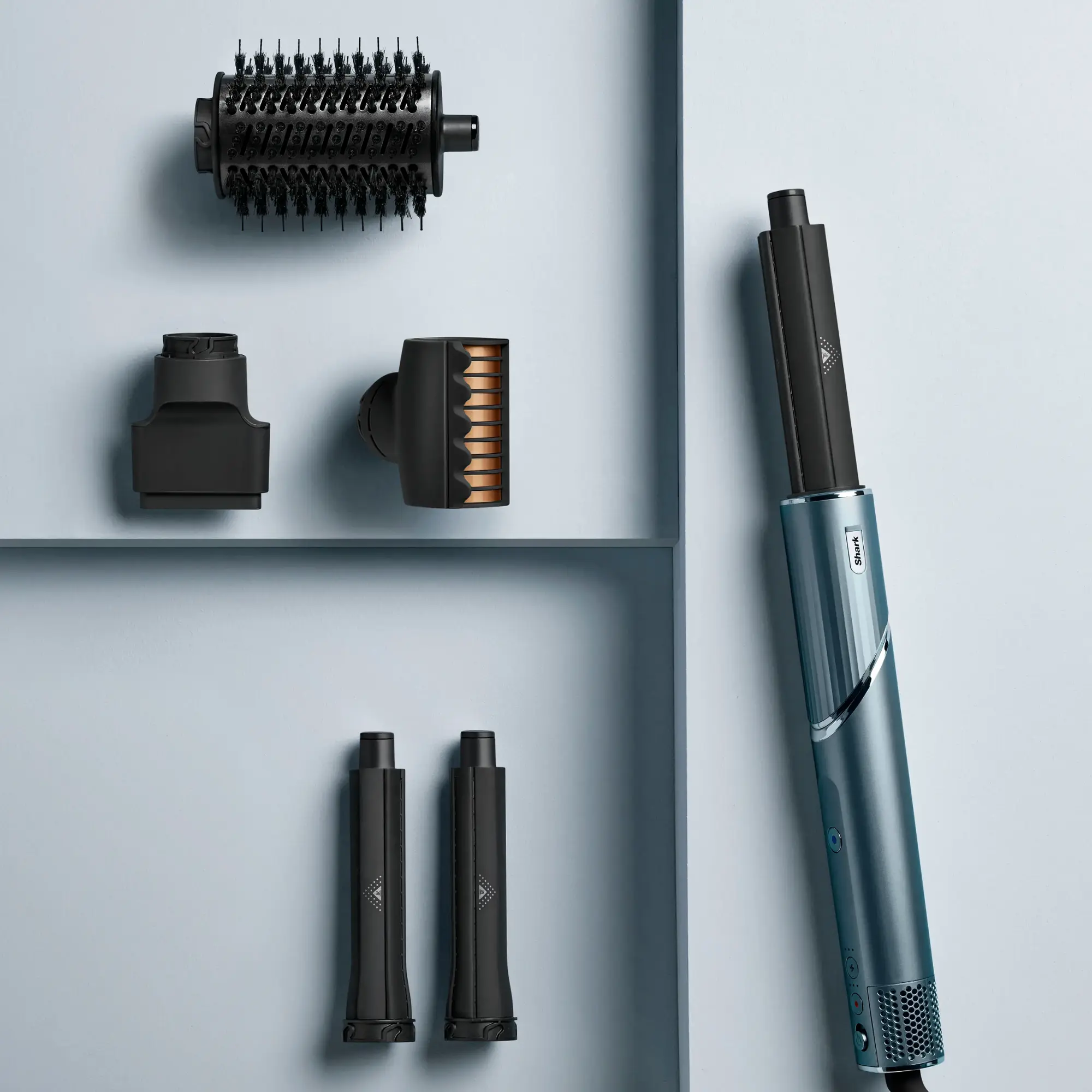 Shark - FlexStyle Air Styling & Drying System, Powerful Hair Blow Dryer and Multi-Styler - Teal
