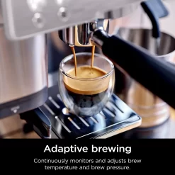 Ninja Espresso Machine, Luxe Café Premier Series, Drip Coffee Maker and Rapid Cold Brew, Integrated Grinder, Assisted Tamper, Hands-Free Frother, ES601