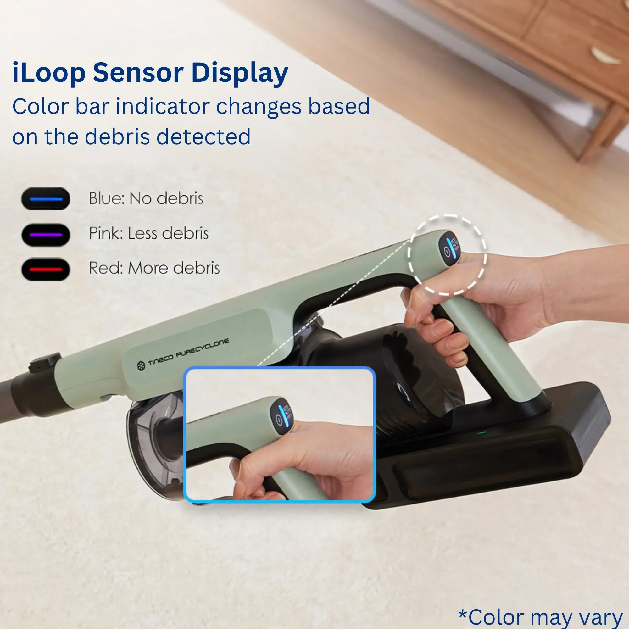 Tineco - GO Pet Cordless Stick Vacuum (GO303) - Powder Blue