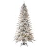 Tree Classics by Balsam Hill 5-ft Snowy Pine Pre-lit LED Artificial Christmas Tree