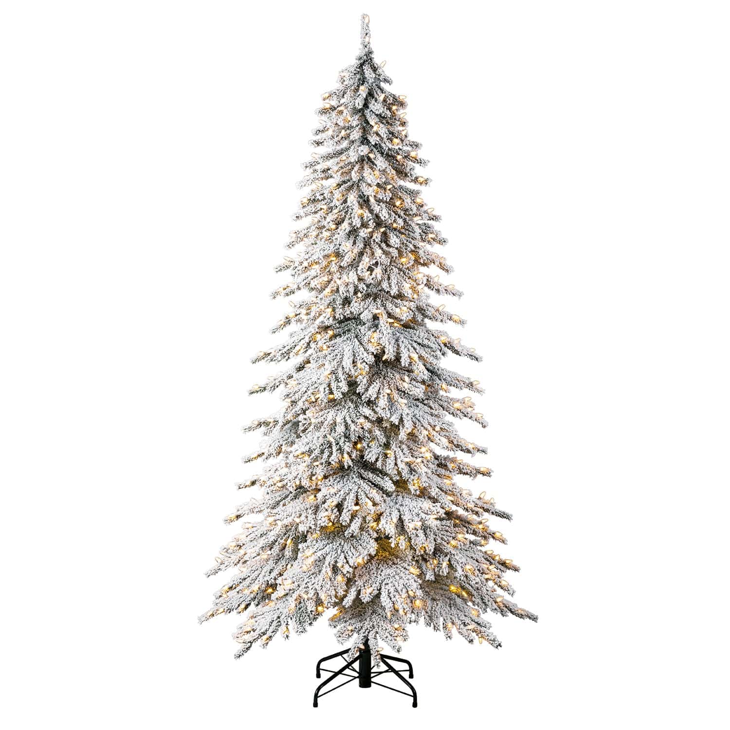 Tree Classics by Balsam Hill 5-ft Snowy Pine Pre-lit LED Artificial Christmas Tree