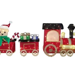 Holiday Living 6.5-ft LED Train with Gifts Decoration