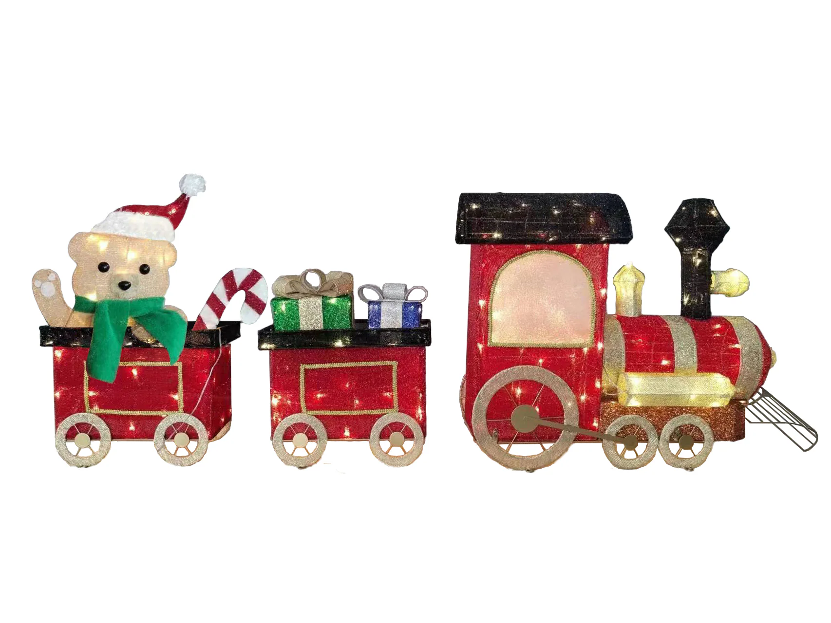 Holiday Living 6.5-ft LED Train with Gifts Decoration