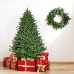 Fraser Hill Farm 7.5-ft Centerville Pine Artificial Christmas Tree