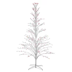 Northlight 72-in Tree Yard Decoration with Multicolor Incandescent Lights
