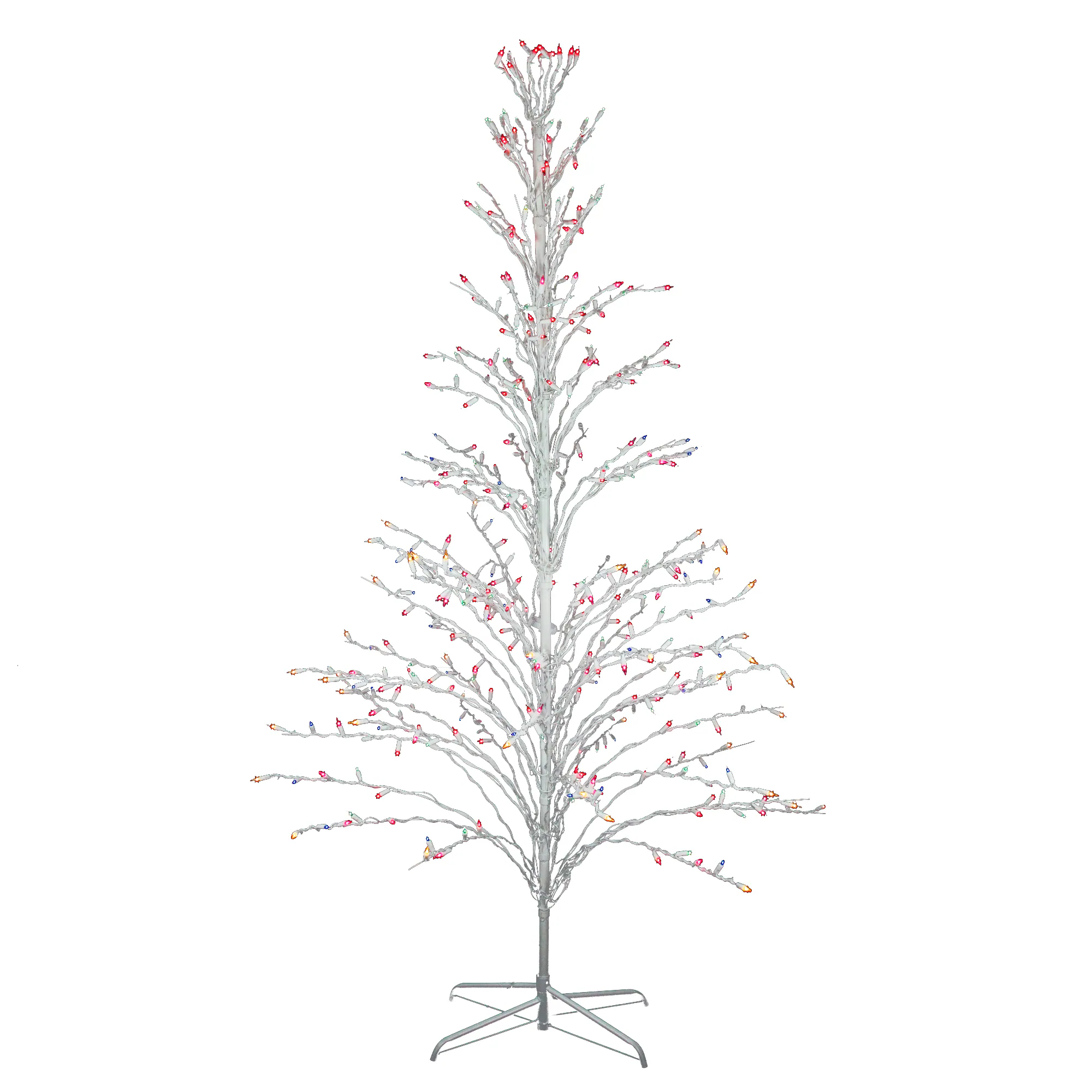 Northlight 72-in Tree Yard Decoration with Multicolor Incandescent Lights