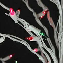 Northlight 72-in Tree Yard Decoration with Multicolor Incandescent Lights