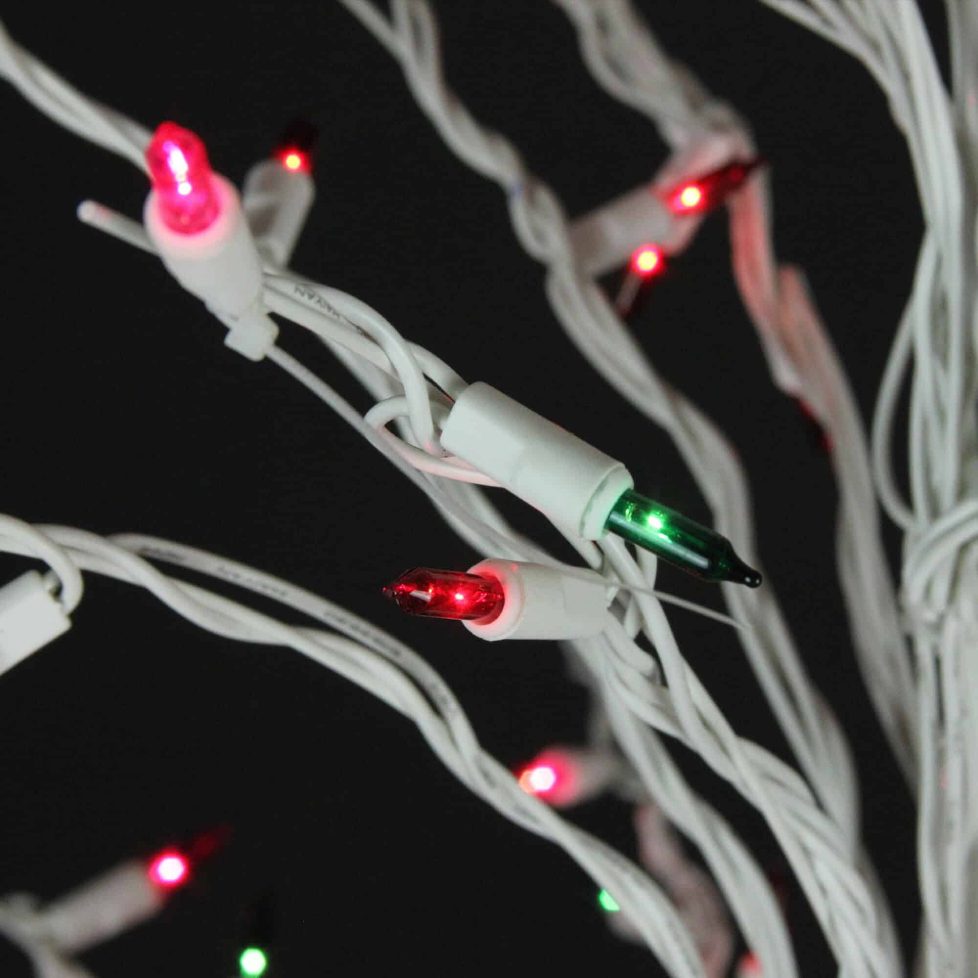 Northlight 72-in Tree Yard Decoration with Multicolor Incandescent Lights