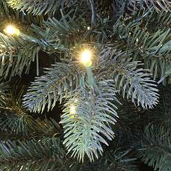 Holiday Living 9-ft Everett Fraser Fir Pre-lit LED Artificial Christmas Tree
