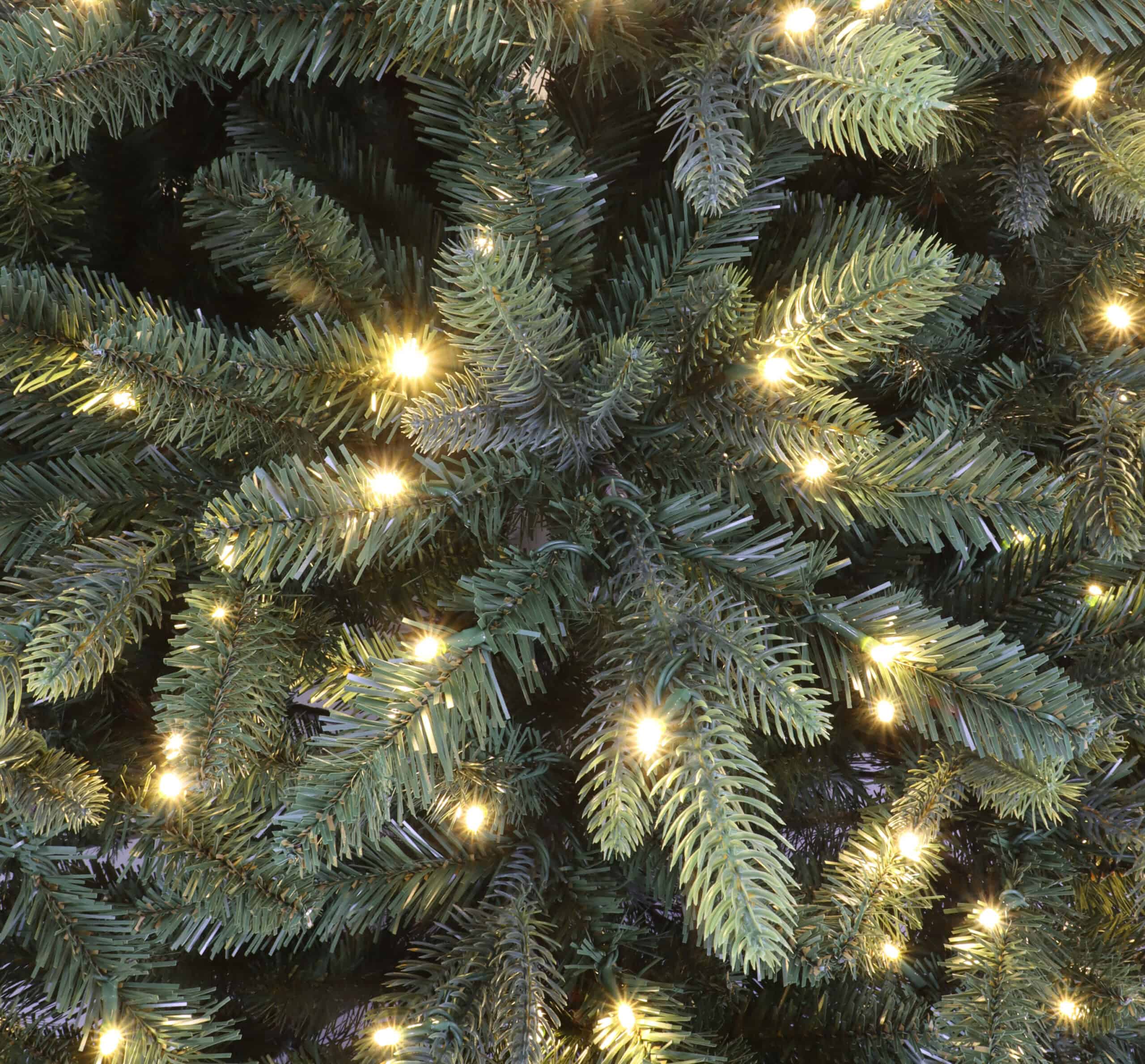 Holiday Living 9-ft Everett Fraser Fir Pre-lit LED Artificial Christmas Tree