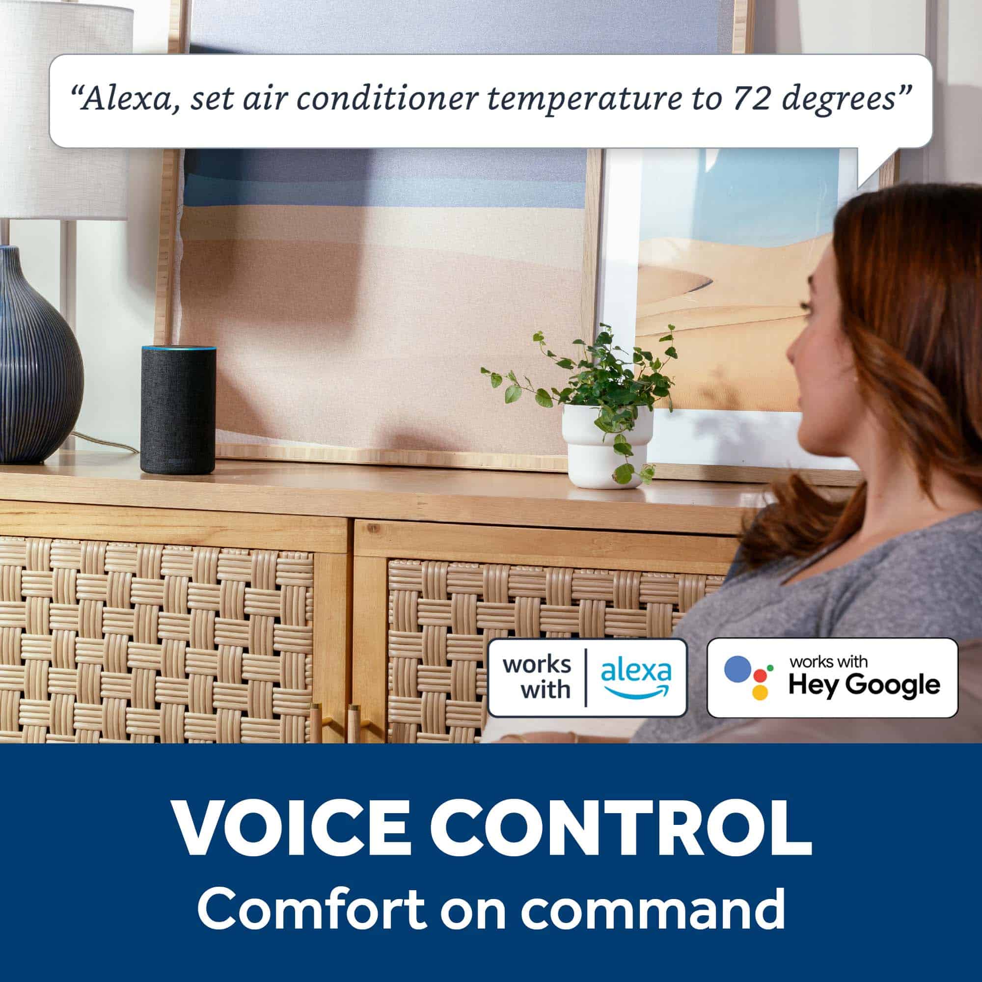 GE 450-sq ft Window Air Conditioner with Remote (115 Volts, 10000-BTU) Wi-Fi enabled