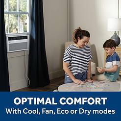 GE 550-sq ft Window Air Conditioner with Remote (115 Volts, 12000-BTU) Wi-Fi enabled