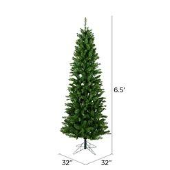 Vickerman 6.5-ft Slim Artificial Christmas Tree