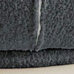 Better Homes & Gardens Mira Swivel Chair, Gray Shearling