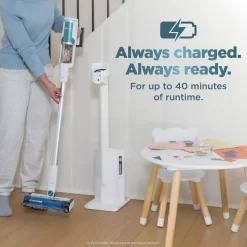 Shark - Clean & Empty Cordless Stick Vacuum & Auto-Empty System, Self Cleaning Brushroll, HEPA Filtration - White