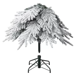 Tree Classics by Balsam Hill 7.5-ft Snowy Pine Pre-lit LED Artificial Christmas Tree