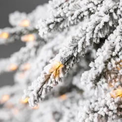 Tree Classics by Balsam Hill 7.5-ft Snowy Pine Pre-lit LED Artificial Christmas Tree