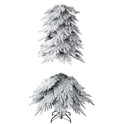Tree Classics by Balsam Hill 7.5-ft Snowy Pine Pre-lit LED Artificial Christmas Tree