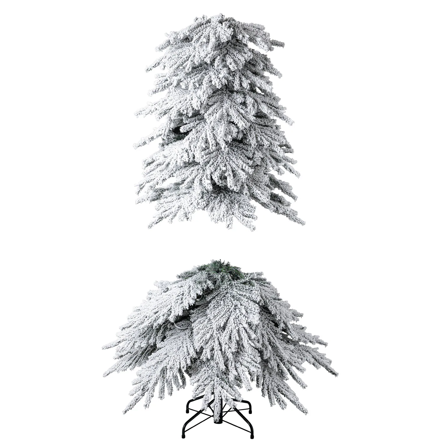 Tree Classics by Balsam Hill 7.5-ft Snowy Pine Pre-lit LED Artificial Christmas Tree