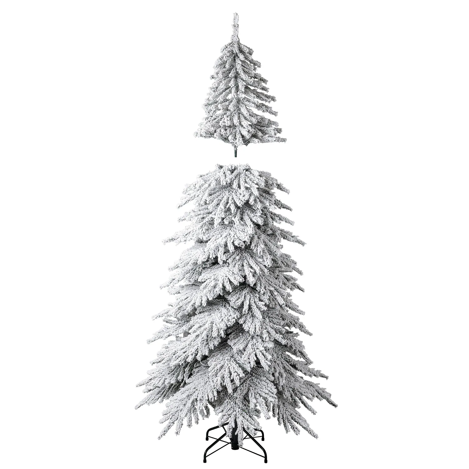 Tree Classics by Balsam Hill 7.5-ft Snowy Pine Pre-lit LED Artificial Christmas Tree