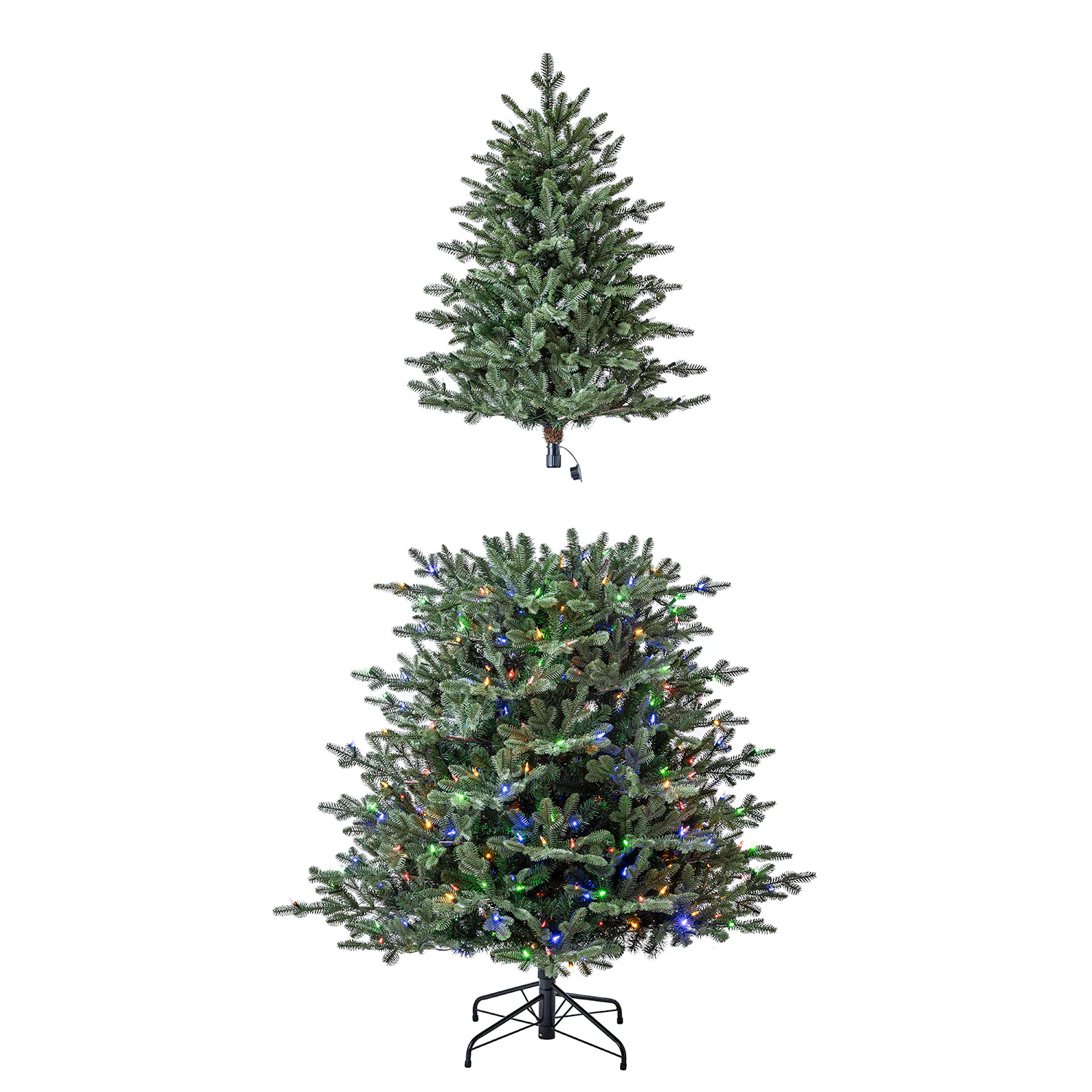 Tree Classics by Balsam Hill 7-ft Real Feel Heritage Balsam Fir Pre-lit LED Artifical Christmas Tree