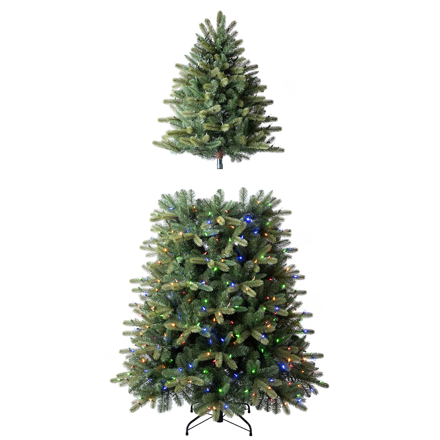 Tree Classics by Balsam Hill 7.5-ft Classic Fraser Fir Pre-lit LED Artificial Christmas Tree