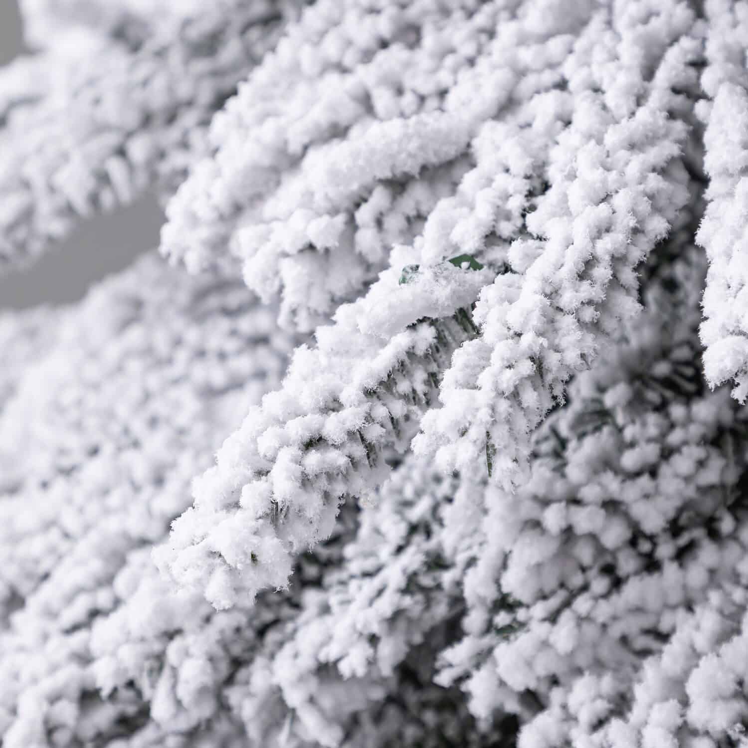 Tree Classics by Balsam Hill 5-ft Snowy Pine Pre-lit LED Artificial Christmas Tree