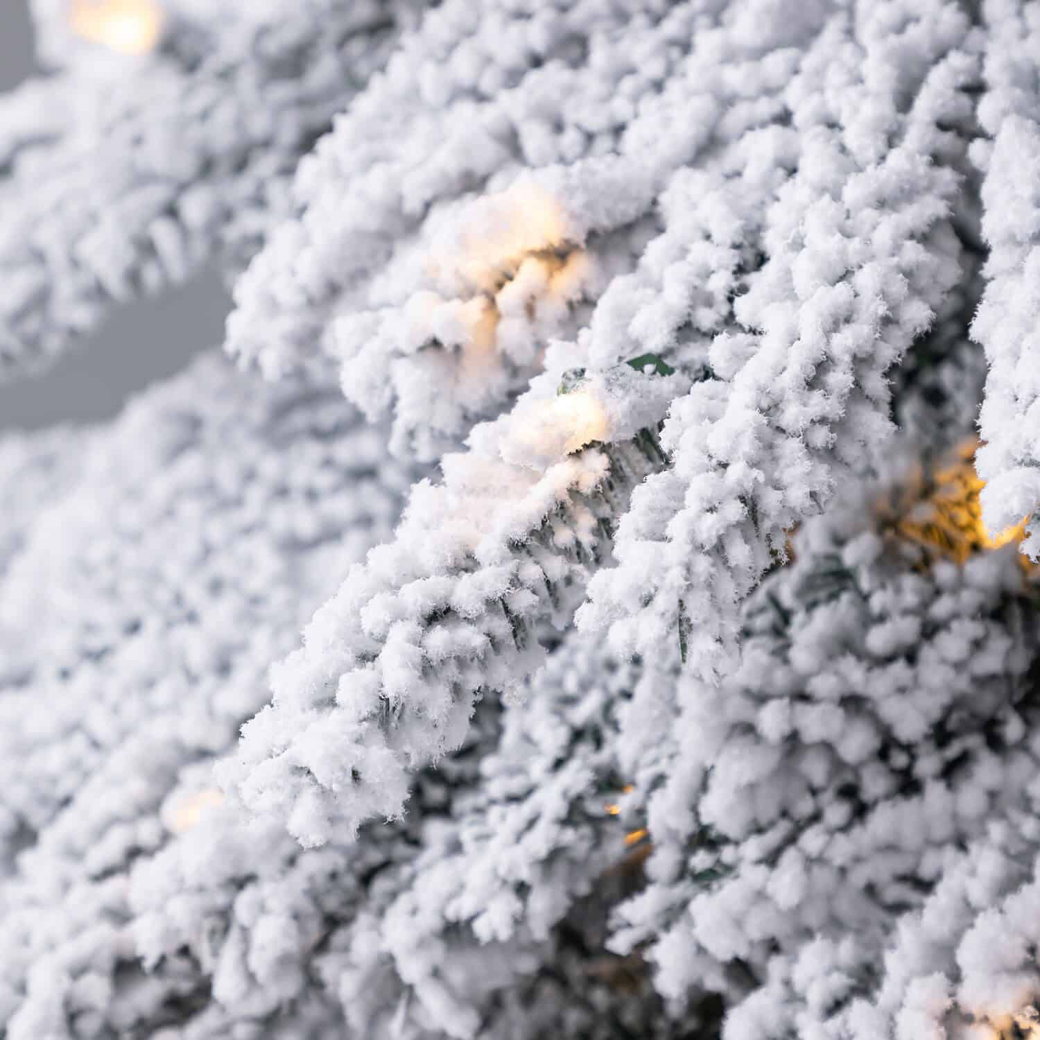 Tree Classics by Balsam Hill 5-ft Snowy Pine Pre-lit LED Artificial Christmas Tree