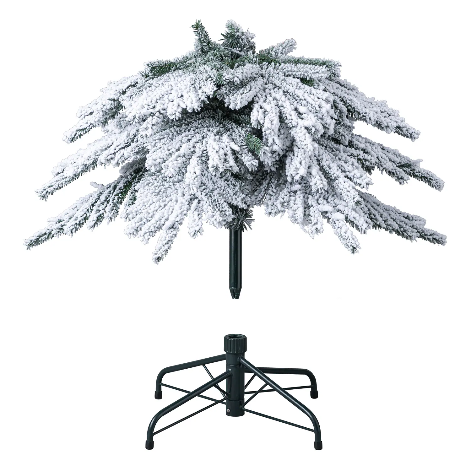 Tree Classics by Balsam Hill 5-ft Snowy Pine Pre-lit LED Artificial Christmas Tree
