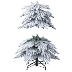 Tree Classics by Balsam Hill 5-ft Snowy Pine Pre-lit LED Artificial Christmas Tree