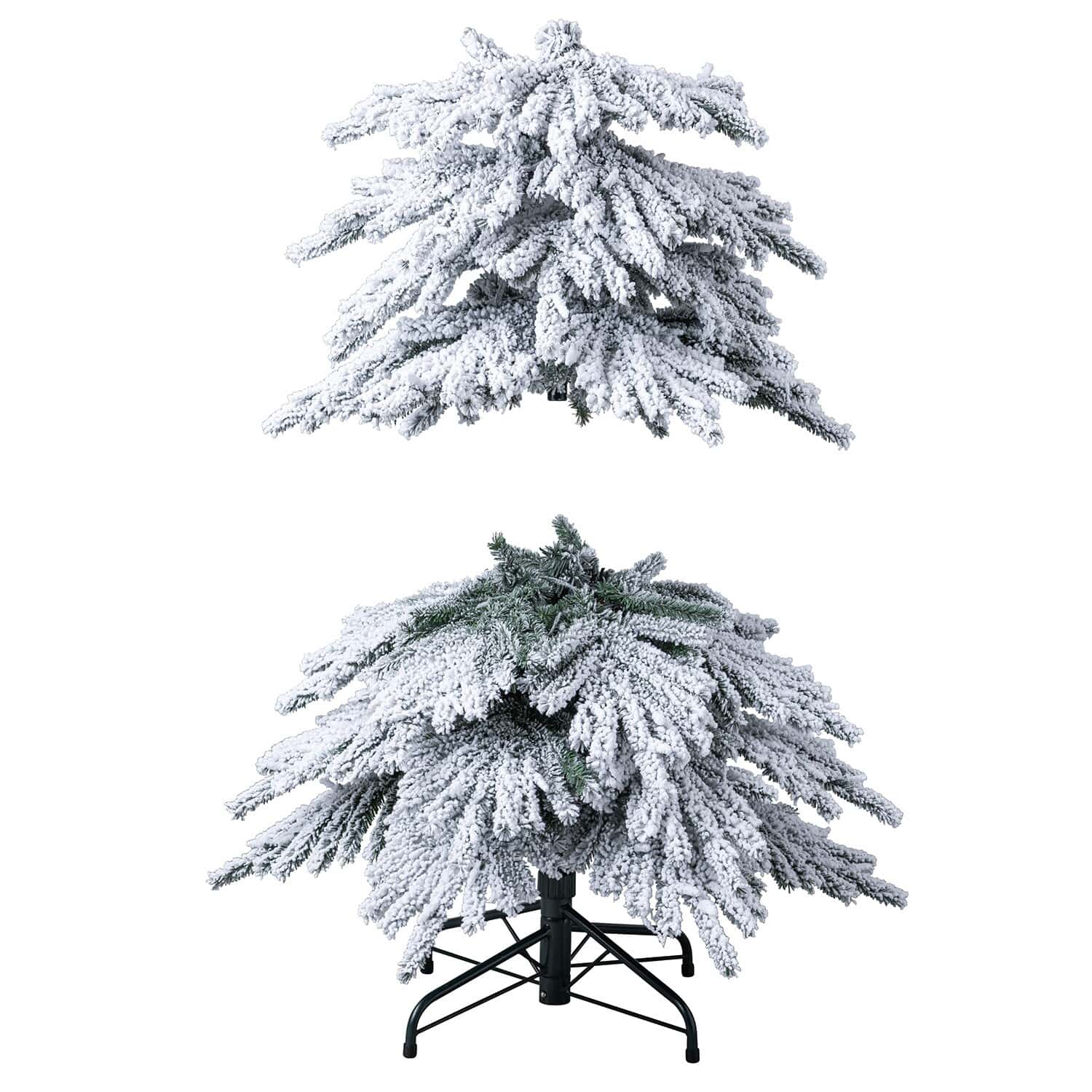Tree Classics by Balsam Hill 5-ft Snowy Pine Pre-lit LED Artificial Christmas Tree