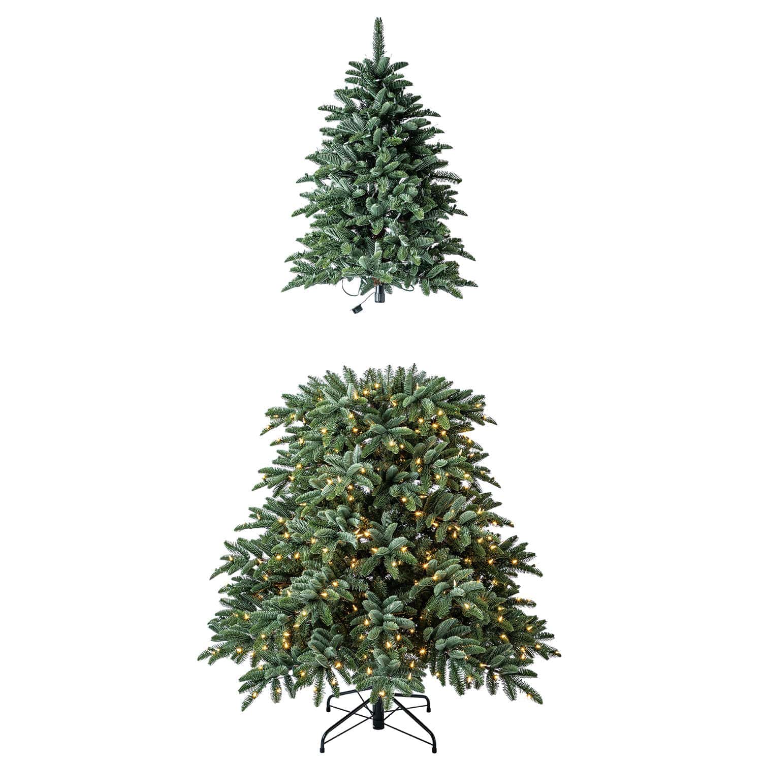Tree Classics by Balsam Hill 7-Ft Deluxe Noble Fir Pre-lit LED Artificial Christmas Tree