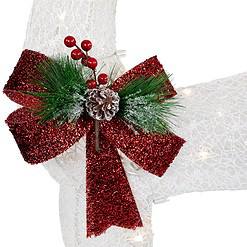Northlight 60-in Reindeer Free Standing Decoration with White LED Lights