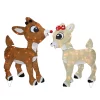 Northlight 32-in Reindeer Free Standing Decoration with Clear Incandescent Lights