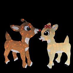 Northlight 32-in Reindeer Free Standing Decoration with Clear Incandescent Lights