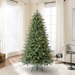 Tree Classics by Balsam Hill 7-ft Real Feel Heritage Balsam Fir Pre-lit LED Artifical Christmas Tree