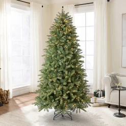 Tree Classics by Balsam Hill 7.5-ft Classic Fraser Fir Pre-lit LED Artificial Christmas Tree