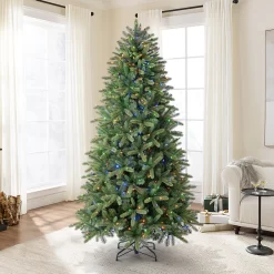 Tree Classics by Balsam Hill 7.5-ft Classic Fraser Fir Pre-lit LED Artificial Christmas Tree