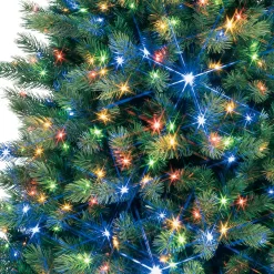 GE 9-ft Scotch Pine Pre-lit LED Artificial Christmas Tree
