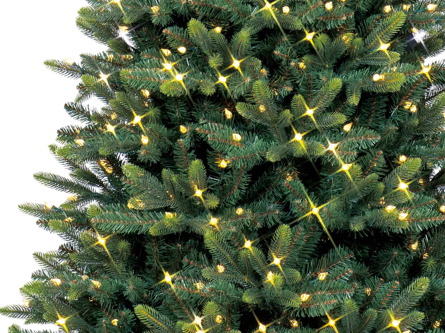 GE 7.5-ft Burlington Spruce Pre-lit LED Artificial Christmas Tree