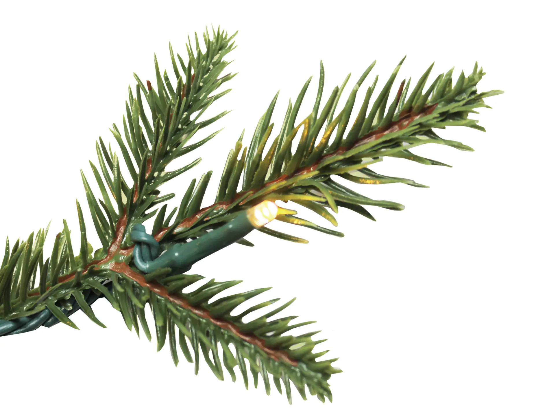 GE 7.5-ft Madison Fir Easy Shape Pre-lit LED Artificial Christmas Tree