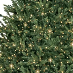 GE 7.5-ft Madison Fir Easy Shape Pre-lit LED Artificial Christmas Tree