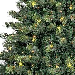 GE 7.5-ft Scotch Pine Pre-lit LED Artificial Christmas Tree