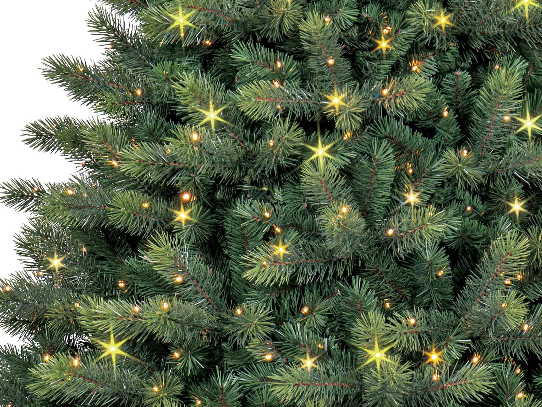 GE 7.5-ft Scotch Pine Pre-lit LED Artificial Christmas Tree