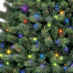 GE 7.5-ft Scotch Pine Pre-lit LED Artificial Christmas Tree