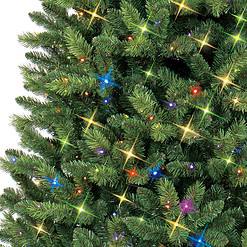 GE 9-ft Lexington Pine Pre-lit LED Artificial Christmas Tree