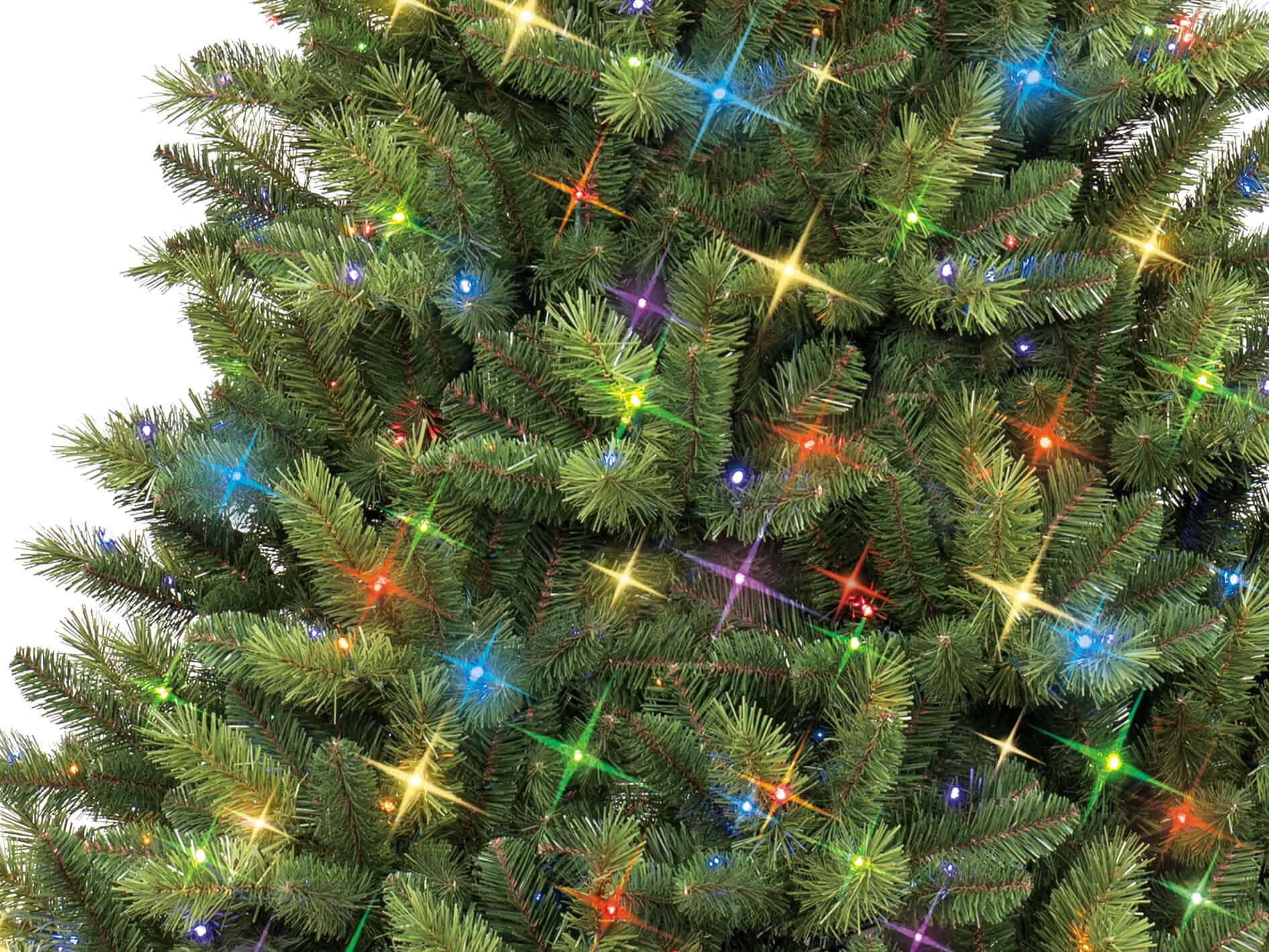 GE 7.5-ft Lexington Pine Pre-lit LED Artificial Christmas Tree